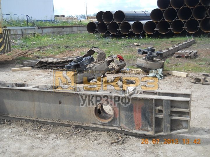 Ремонт ходовой балки крана ДЭК-251 Ремонт ходовой балки крана ДЭК-251